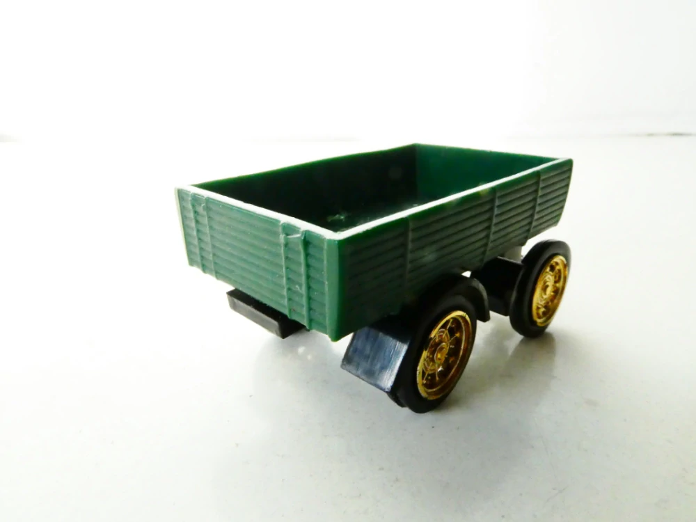 H0 GRELL Přívěs za nákladní automobil zelený