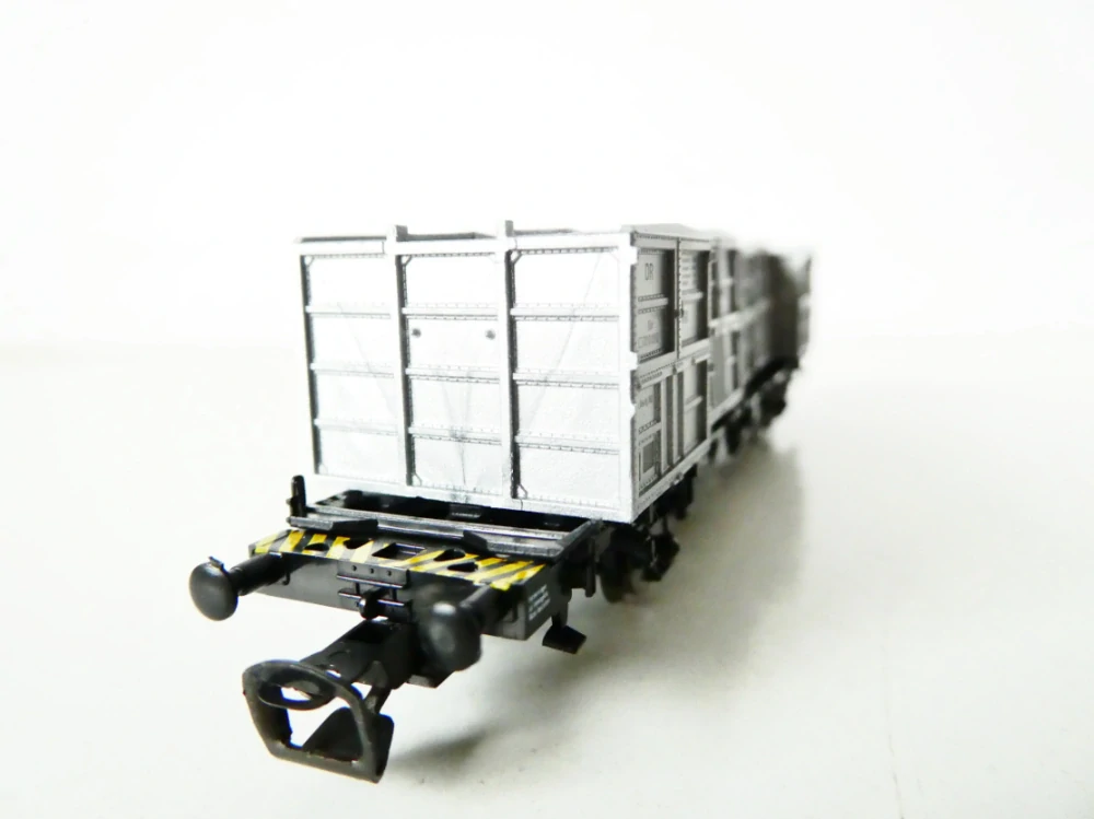TT TILLIG 14564 Plošinový vůz s pěti pa-boxy 21 80 440 6 523-1 BTmms DB TOP STAV NEPOUŽITÝ v orig krabičce