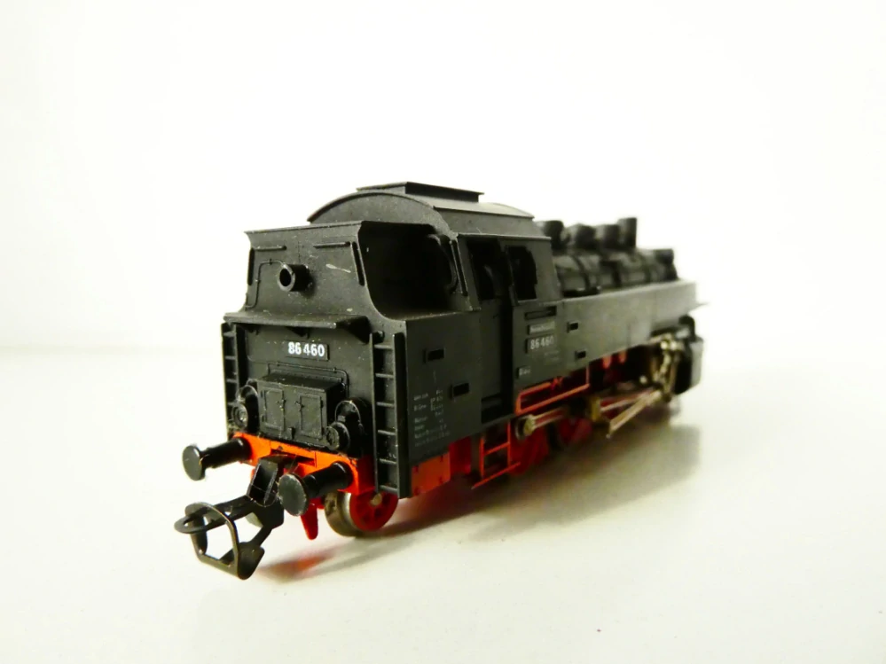 TT BTTB Parní lokomotiva BR 86 460 DR OSVĚTLENÁ TOP STAV v krabičce