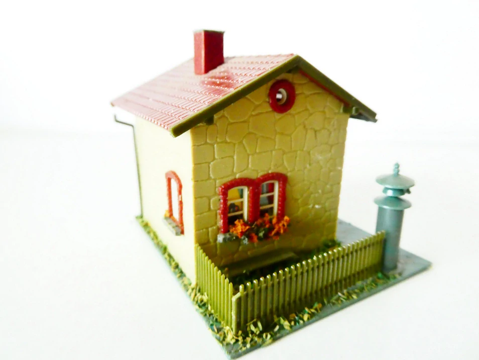 H0/TT VERO Drážní domek PĚKNÝ STAV