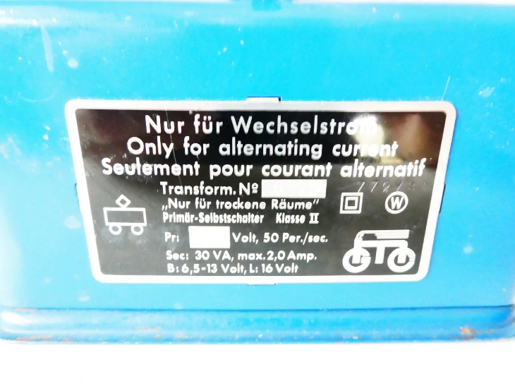 MÄRKLIN SUPER 6173 Regulační transformátor ( trafo )