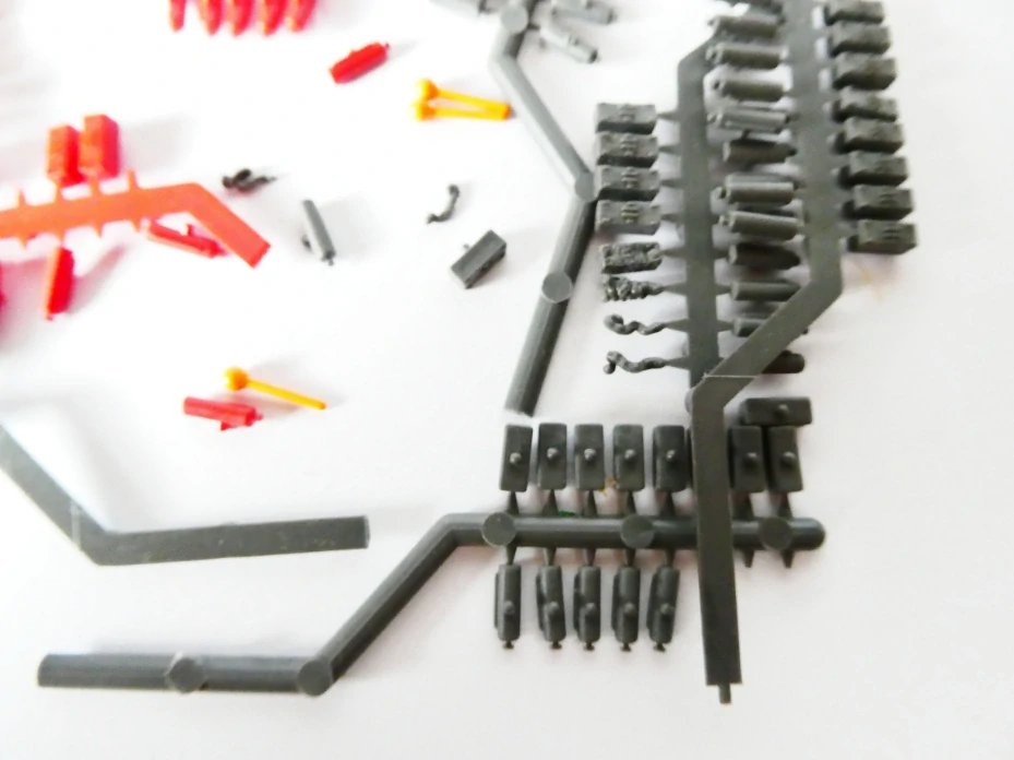 H0/TT SET Stavební prvky - vše, co je na foto