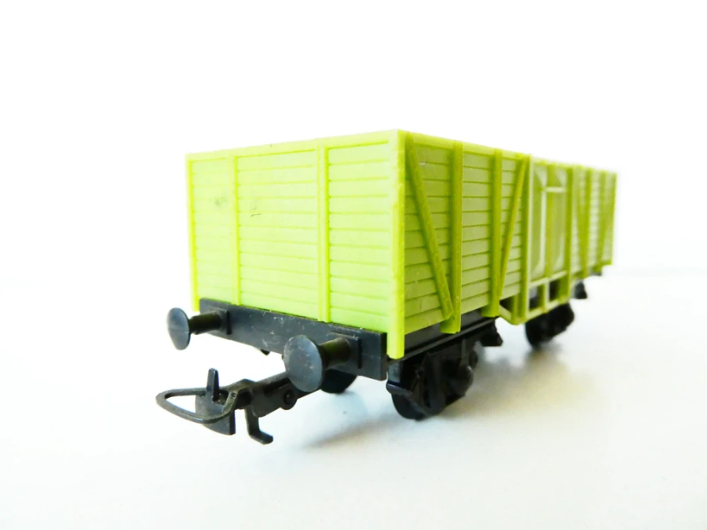 H0 KLEINBAHN Nákladní vůz otevřený zelený bez značení TOP STAV