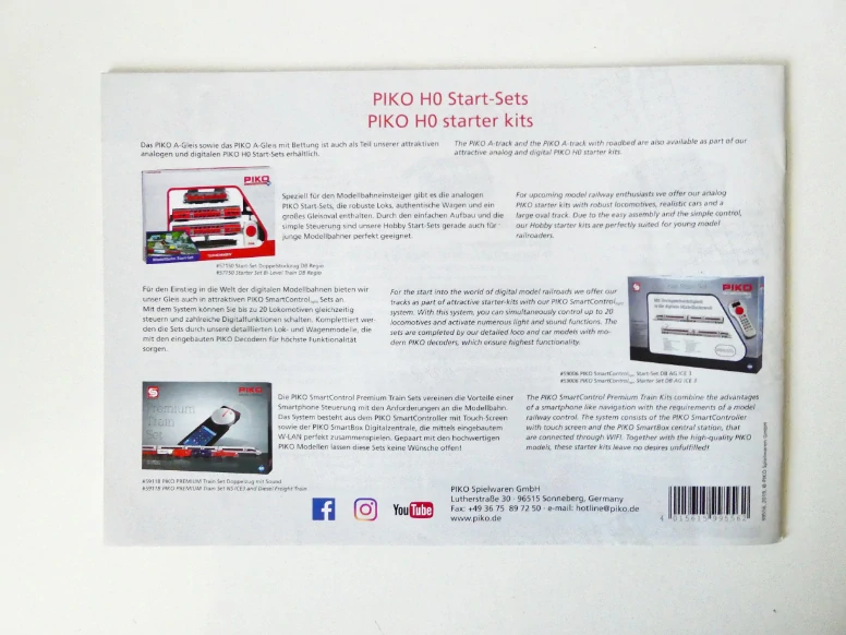 H0 PIKO Katalog A-Gleis System