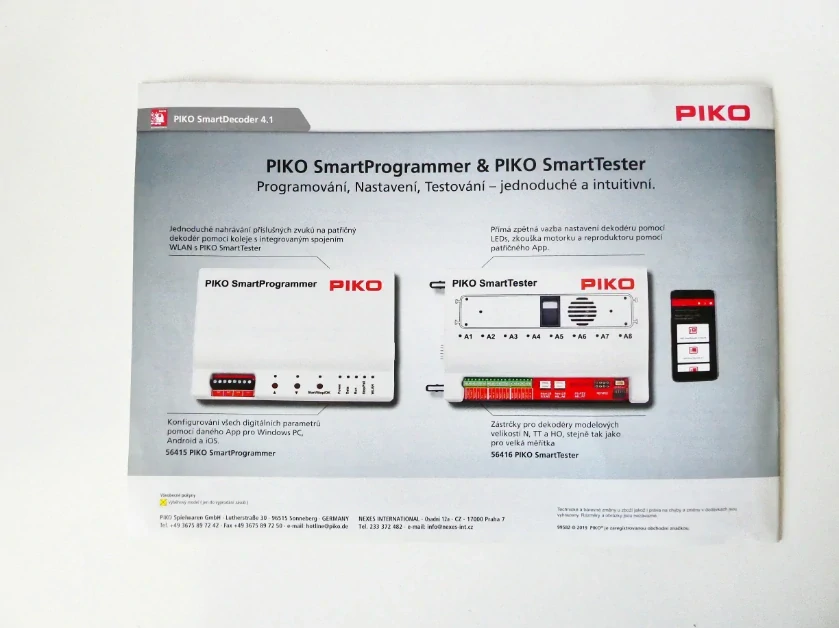 H0/TT PIKO Katalog 2019 - Modely českých a slovenských železnic