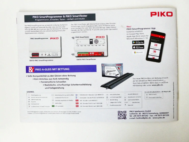 H0/TT/N/G PIKO Katalog Podzimní novinky 2019