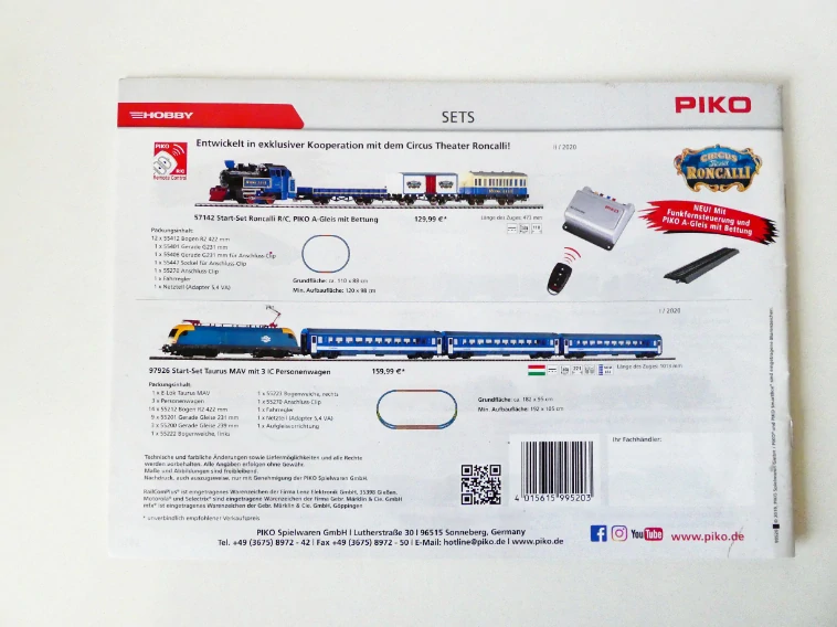 H0 PIKO Katalog Novinky 2020