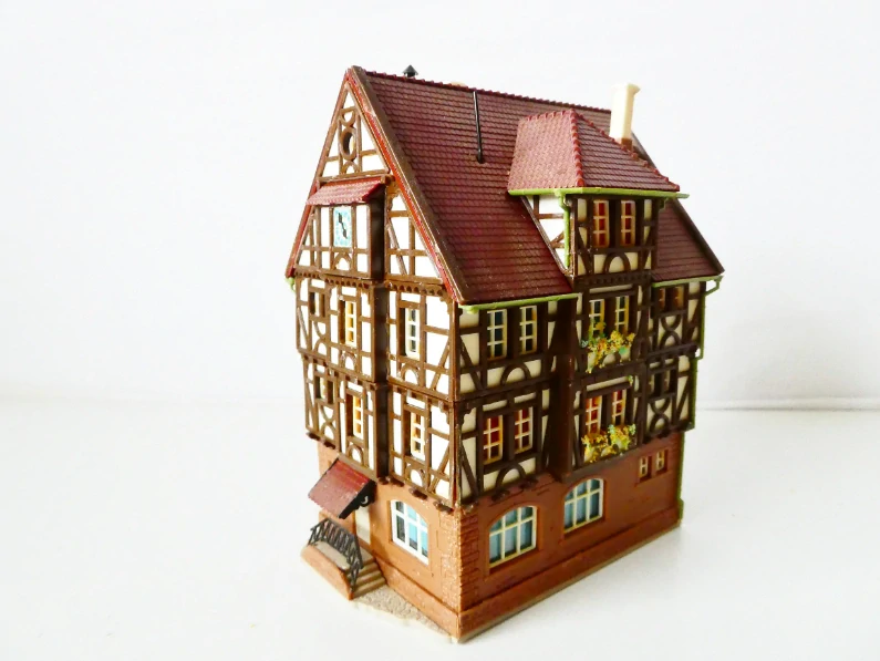 N VOLLMER 21773 Hrázděný dům TOP STAV