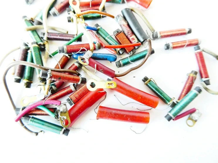 Elektrické cívky - vše, co je na foto