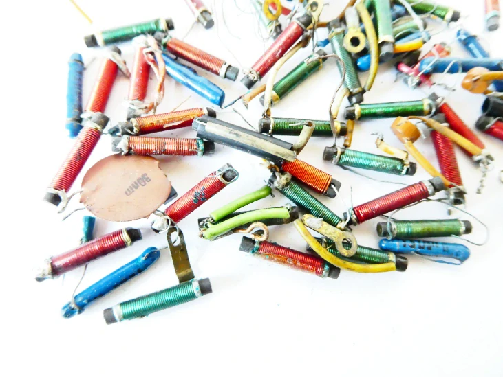 Elektrické cívky - vše, co je na foto