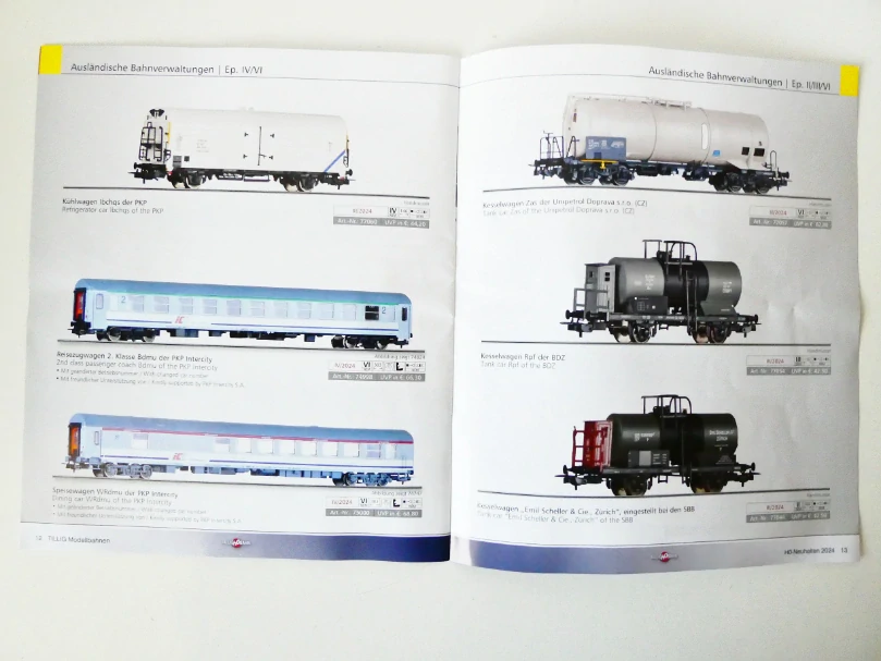 H0 TILLIG Katalog Novinky 2024
