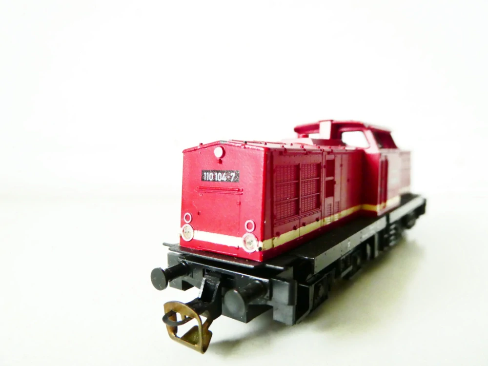 TT BTTB Dieselová lokomotiva BR 110 104-7 DR TOP STAV NEPOUŽÍVANÁ v orig. krabičce s návodem