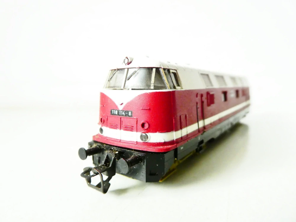 TT BTTB Dieselová lokomotiva BR 118 114-8 DR OSVĚTLENÁ v krabičce s návodem
