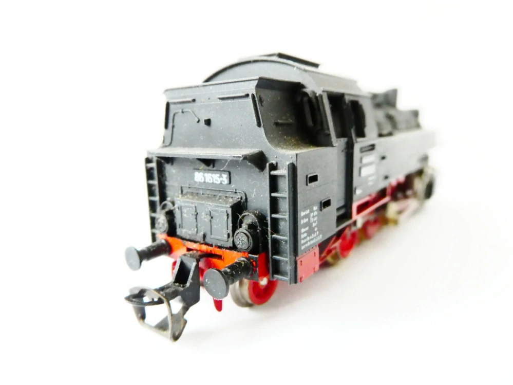 TT BTTB Parní lokomotiva BR 86 1615-3 DR OSVĚTLENÁ  PĚKNÝ STAV v krabičce