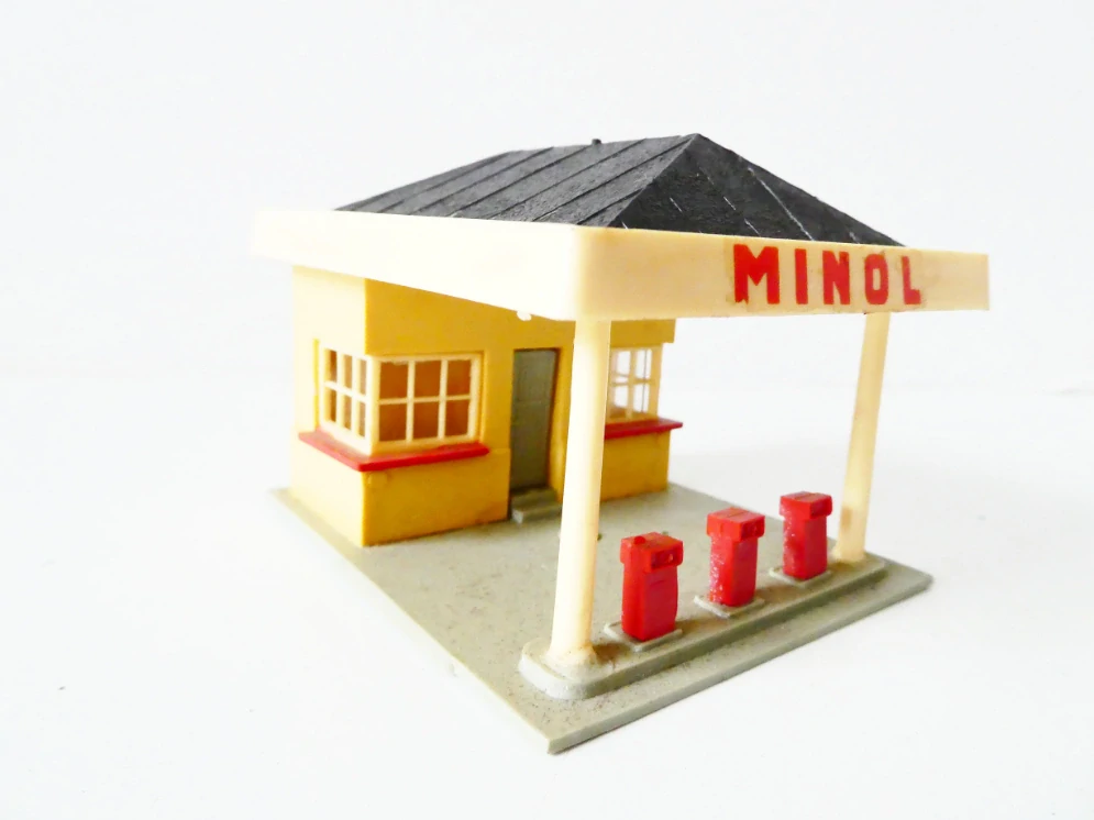 TT/H0 Čerpací stanice MINOL s čerpacími stojany