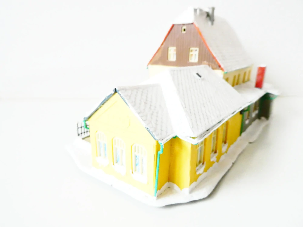 TT/H0 Drážní hostinec - zasněžený