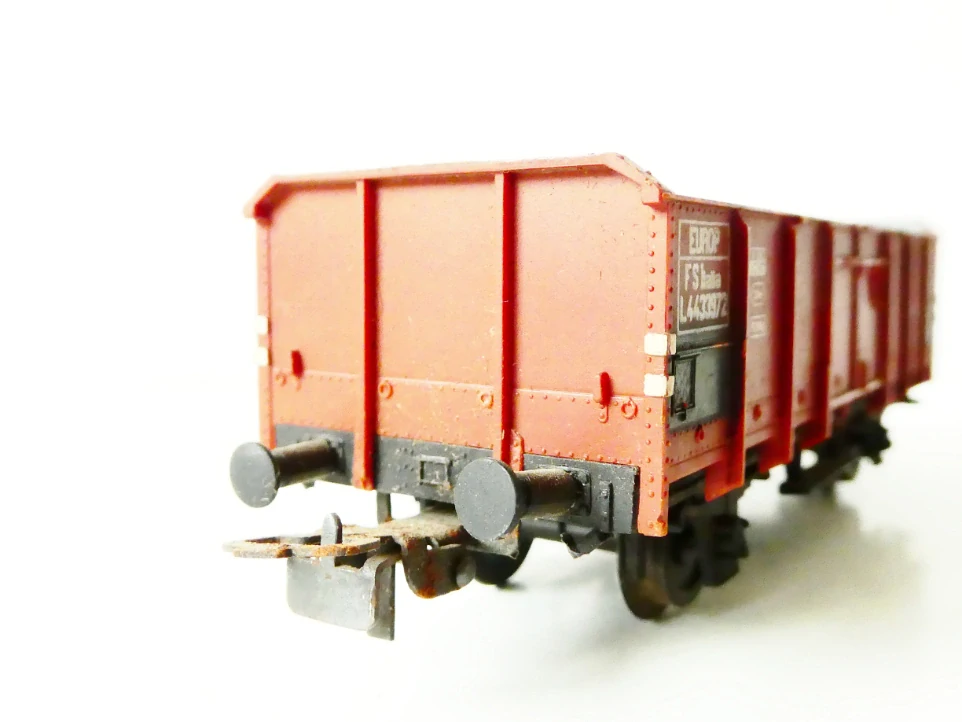 H0 PIKO Nákladní vůz otevřený EUROP L4433972 FS Italia PĚKNÝ STAV