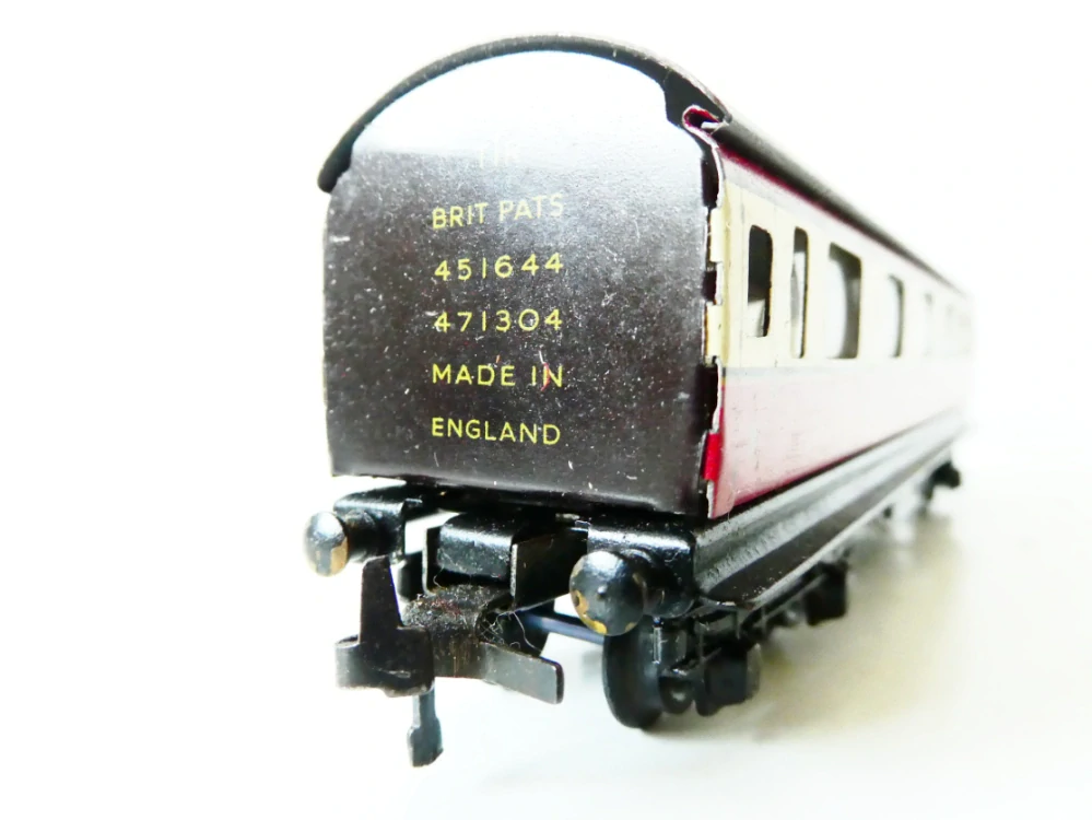 H0 TRIX TTR Jídelní vůz 4-osý zn. 451644 471304 BRIT PATS - KOVOVÝ VŮZ - ANTIK PĚKNÝ STAV