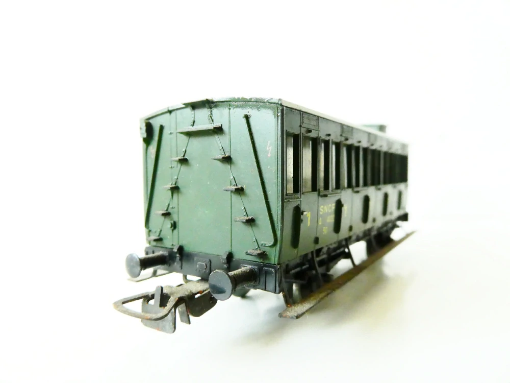 H0 PIKO Osobní vůz 1. tř. 4032 50 SNCF s budkou brzdaře PĚKNÝ STAV