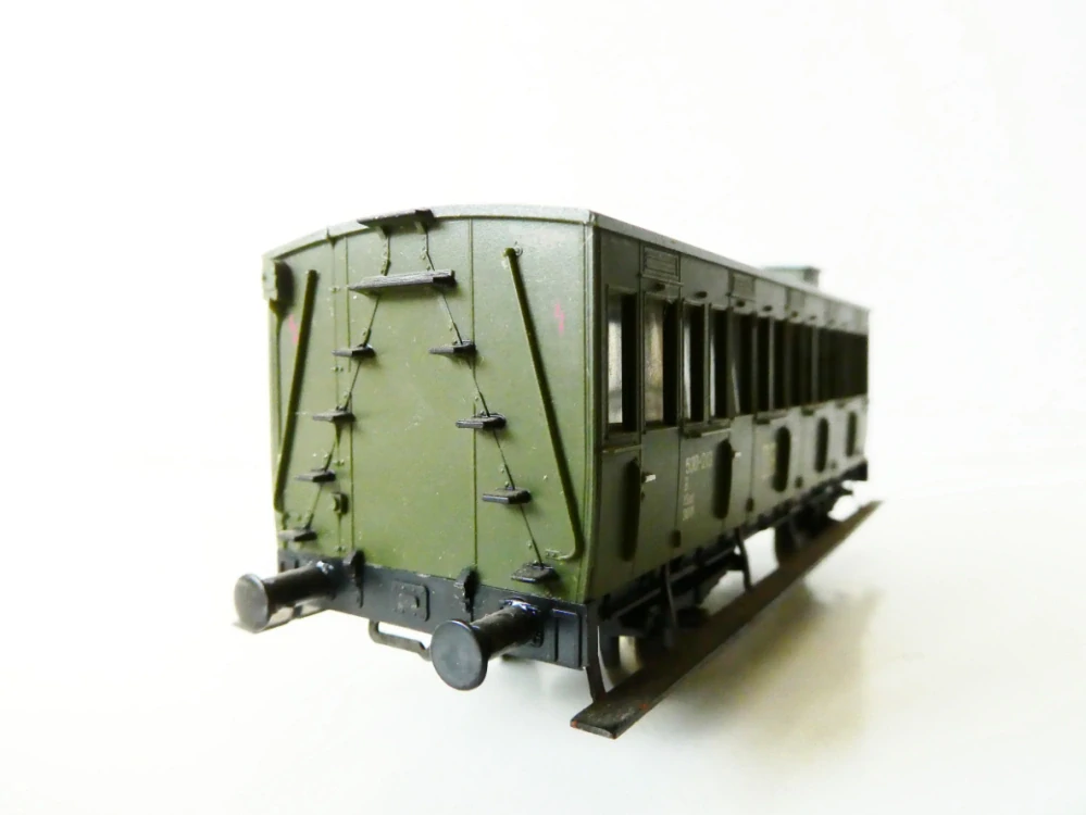 H0 PIKO Osobní vůz 530-213 s budkou brzdaře DR PĚKNÝ STAV