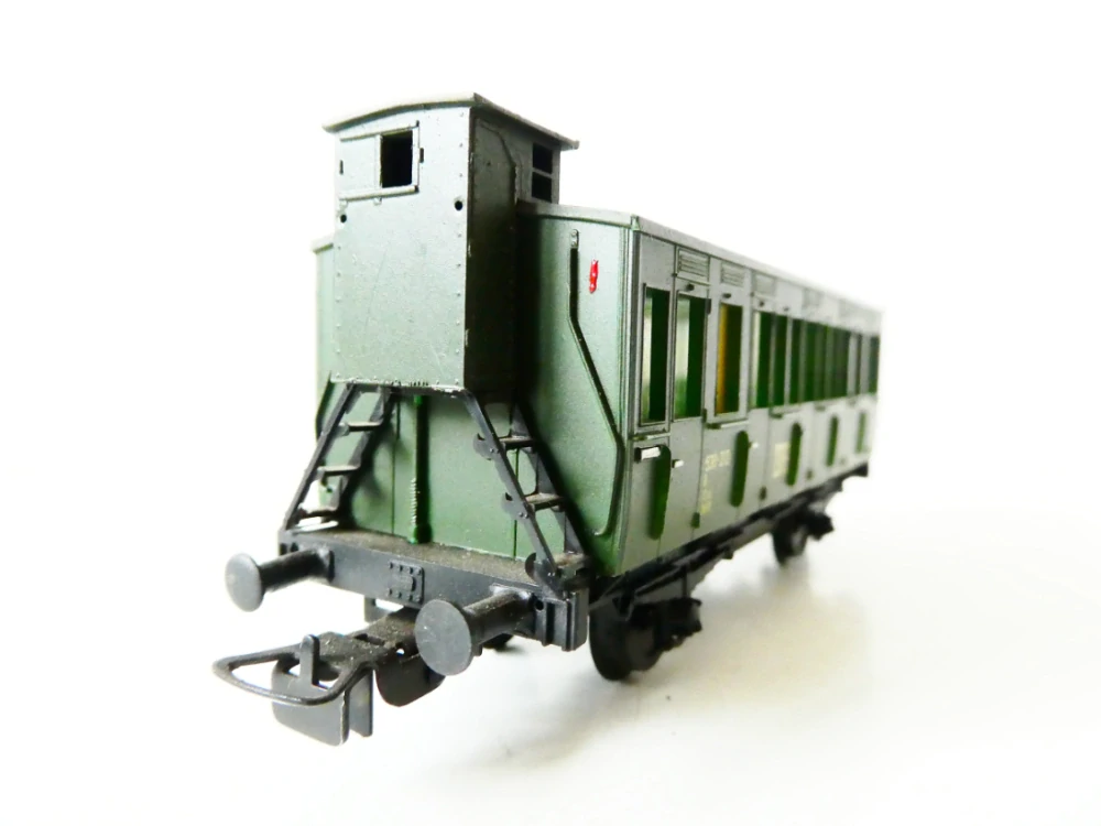 H0 PIKO Osobní vůz 530-213 s budkou brzdaře DR PĚKNÝ STAV