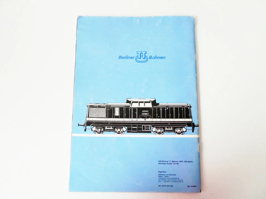 TT BTTB Katalog kolejiva Ins richtige Gleis mit Berliner TT Bahnen PĚKNÝ STAV