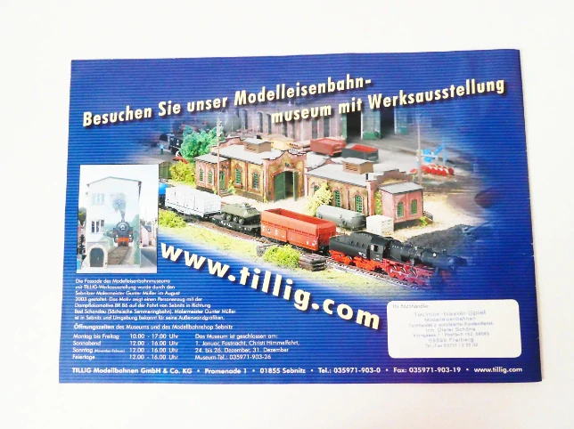 TT TILLIG Katalog produktů Novinky 2005 PĚKNÝ STAV