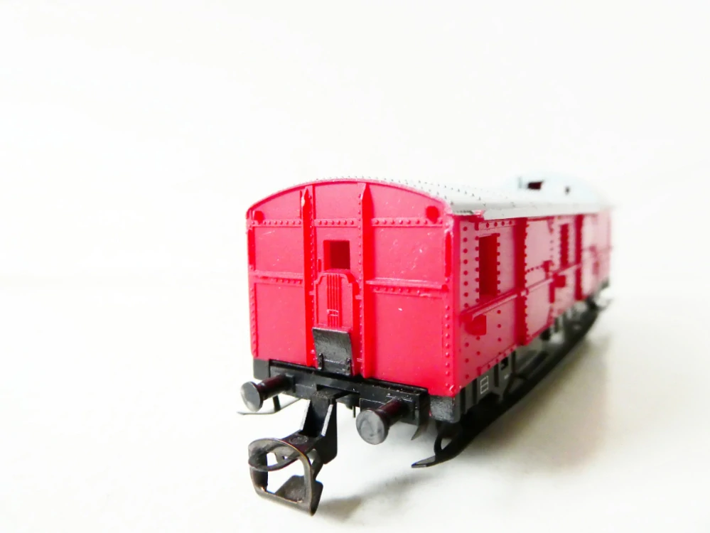 TT BTTB Služební zavazadlový vůz 50 50 93 DR červený PĚKNÝ STAV