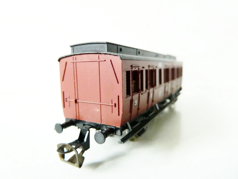 TT BTTB Osobní vůz s budkou brzdaře 3. tř. KPEV 1652 