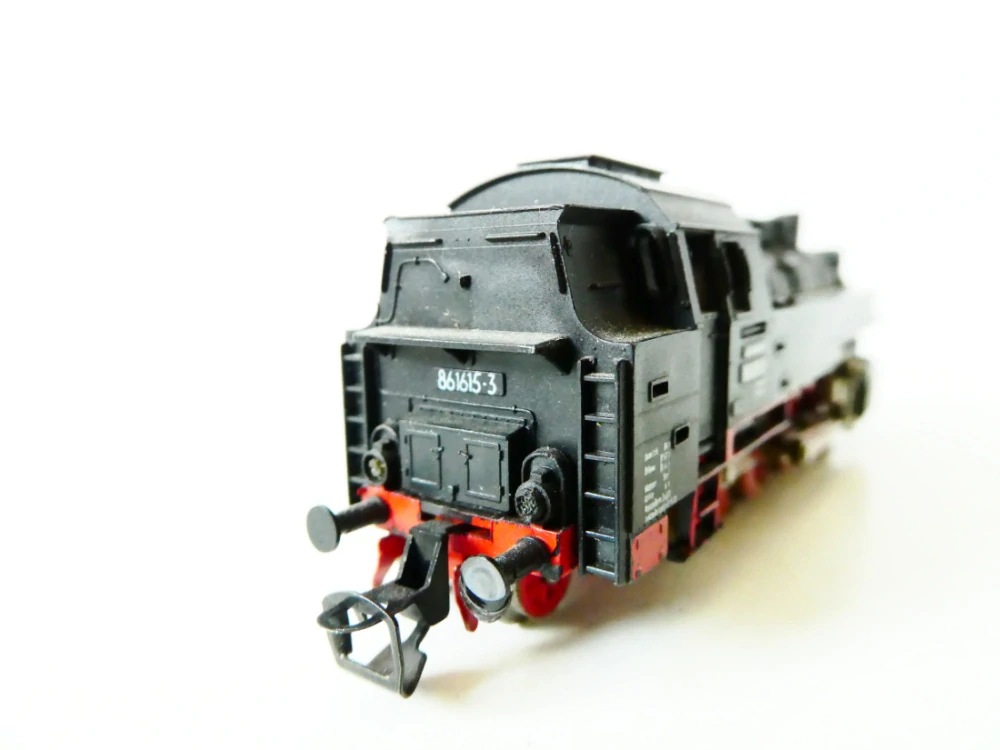 TT BTTB Parní lokomotiva BR 86 1615-3 DR OSVĚTLENÁ PĚKNÝ STAV