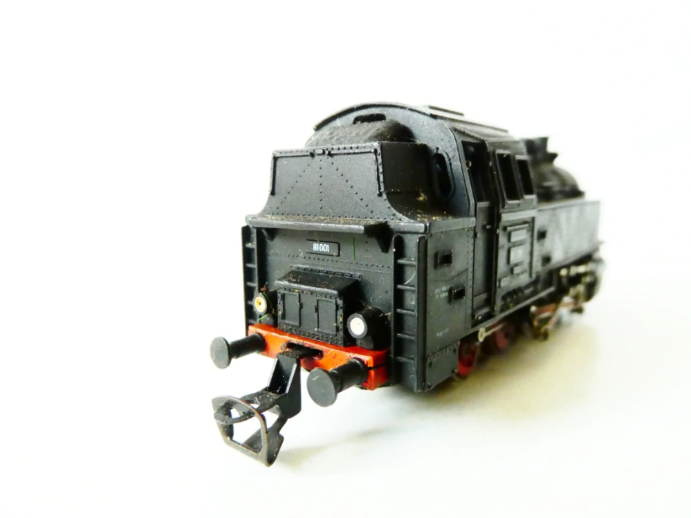 TT BTTB Parní lokomotiva BR 81 001 DR NA SERVIS (jede perfektně pozadu, popředu vrčí a nejede)