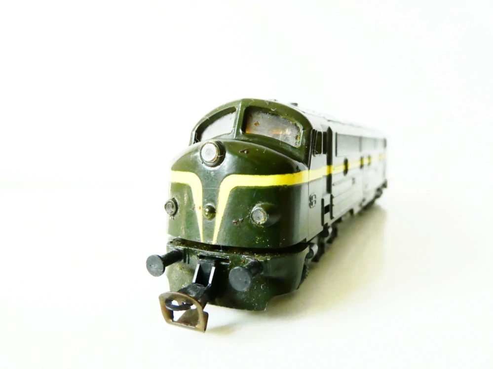 TT BTTB Dieselová lokomotiva NOHAB 202003 SNCB OSVĚTLENÁ 