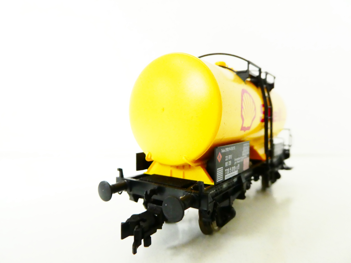 H0 FLEISCHMANN 5411 Cisternový vůz Shell 23 80 720 5 015-2 DB TOP STAV NEPOUŽITÝ