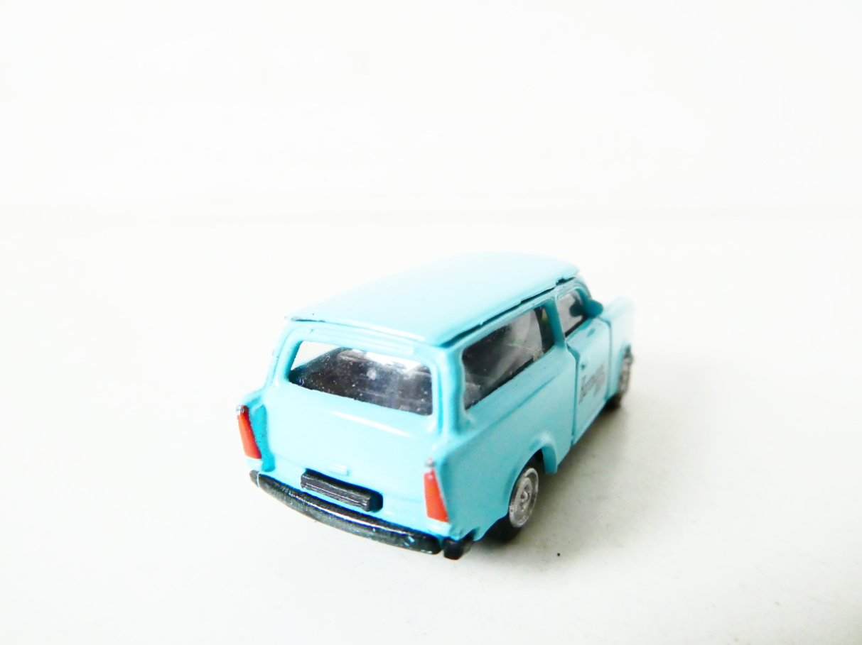 H0 HERPA Osobní automobil Trabant 601 modrý Hartmanns dorfer PĚKNÝ STAV