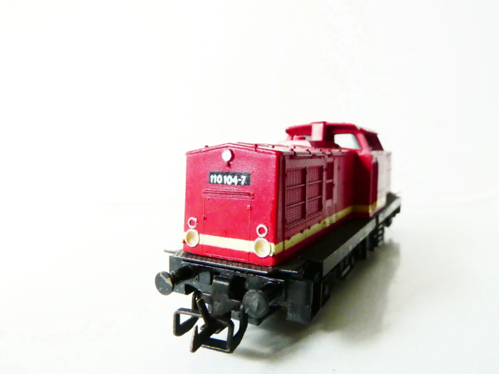 TT BTTB Dieselová lokomotiva BR 110 104-7 DR PĚKNÝ STAV v  orig. krabičce