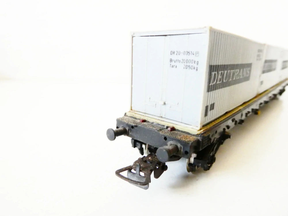 H0 PIKO Plošinový vůz s kontejnery DEUTRANS DR