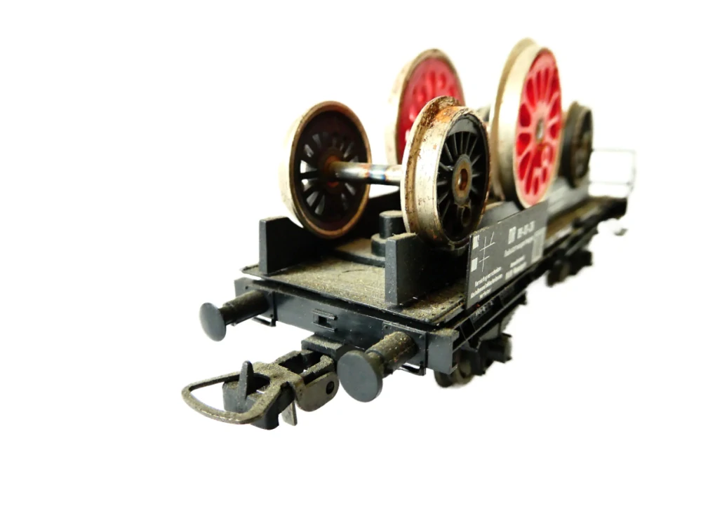 H0 Sachsenmodelle 16132 Nákladní vůz na přepravu soukolí 89-01-26 DR PĚKNÝ STAV