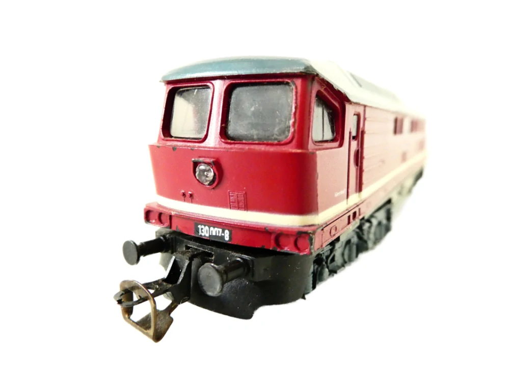 TT BTTB Dieselová lokomotiva BR 130 007-8 DR OSVĚTLENÁ PĚKNÝ STAV v orig. krabičce