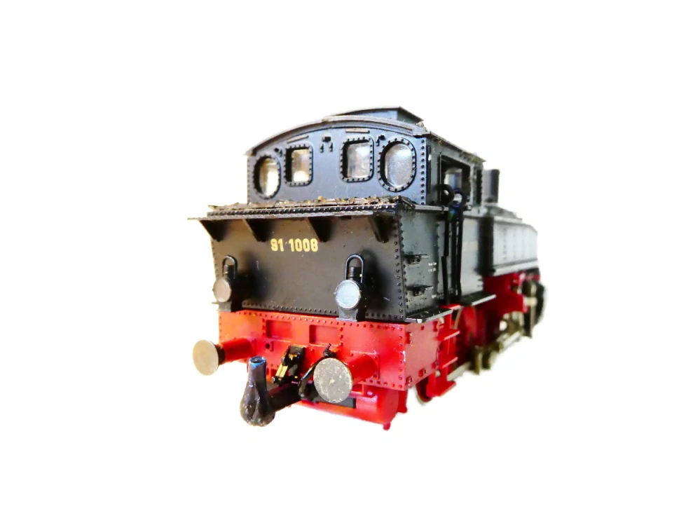 H0 Liliput Parní lokomotiva BR 91 1008 DR PĚKNÝ STAV