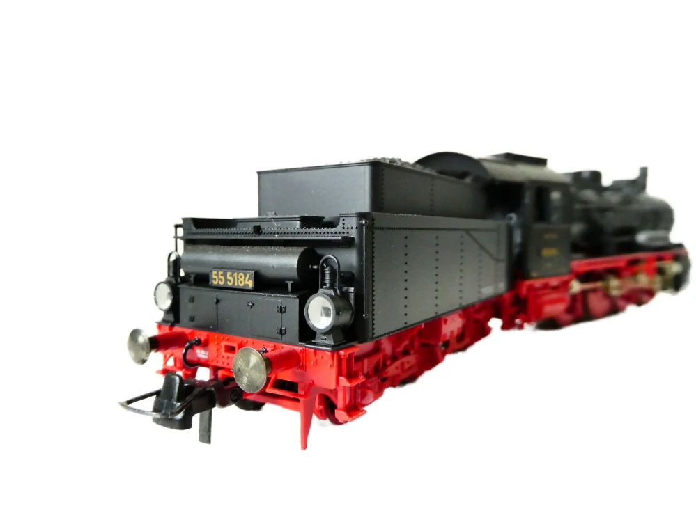 H0 FLEISCHMANN 4154 Parní lokomotiva BR 55 5184 DRG OSVĚTLENÁ  TOP STAV NEPOUŽITÁ v originální krabičce s průvodním listem