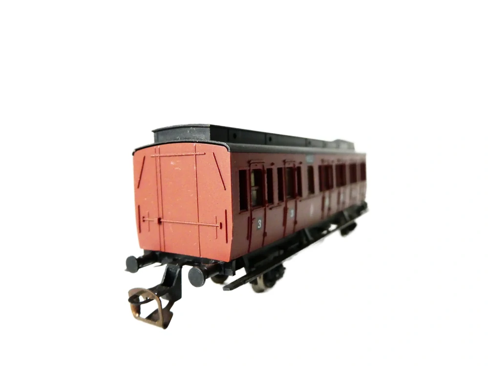 TT BTTB Osobní vůz s budkou brzdaře 3. tř. 1652 KPEV PĚKNÝ STAV