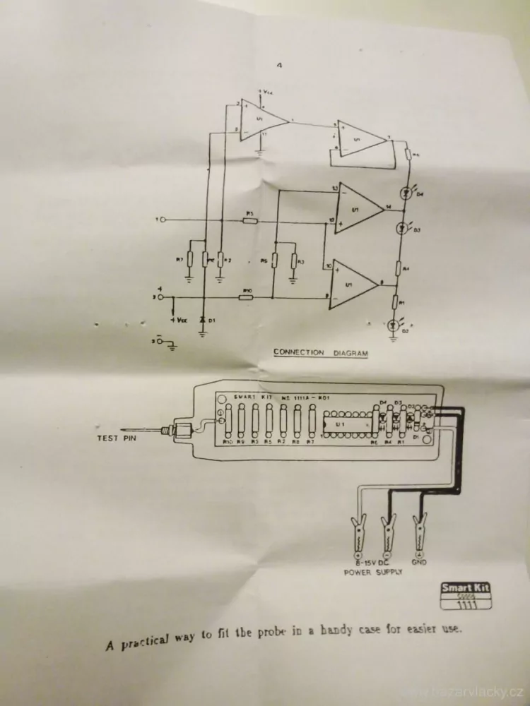 SMART KIT No. 1111 - Sada - logická sonda pro digitální obvody 