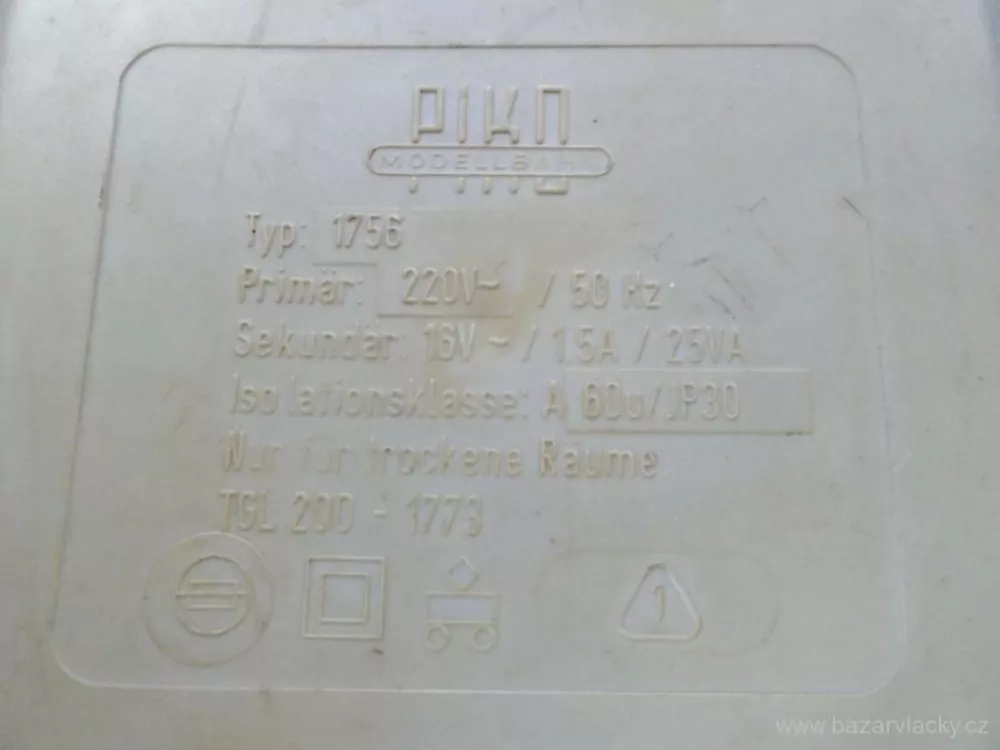 PIKO Z1 Transformátor ( trafo ) typ 1756