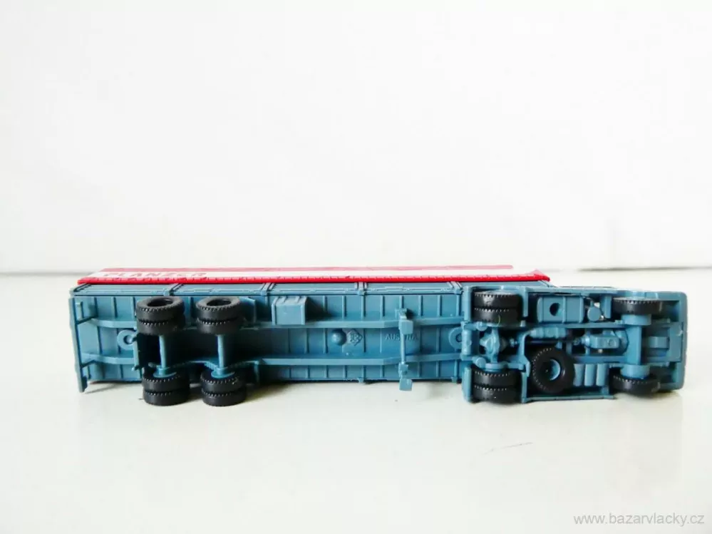 N ROCO 1872 Nákladní automobil SCANIA s plachtovým návěsem PLANZER TOP STAV NEPOUŽITÝ v krabičce