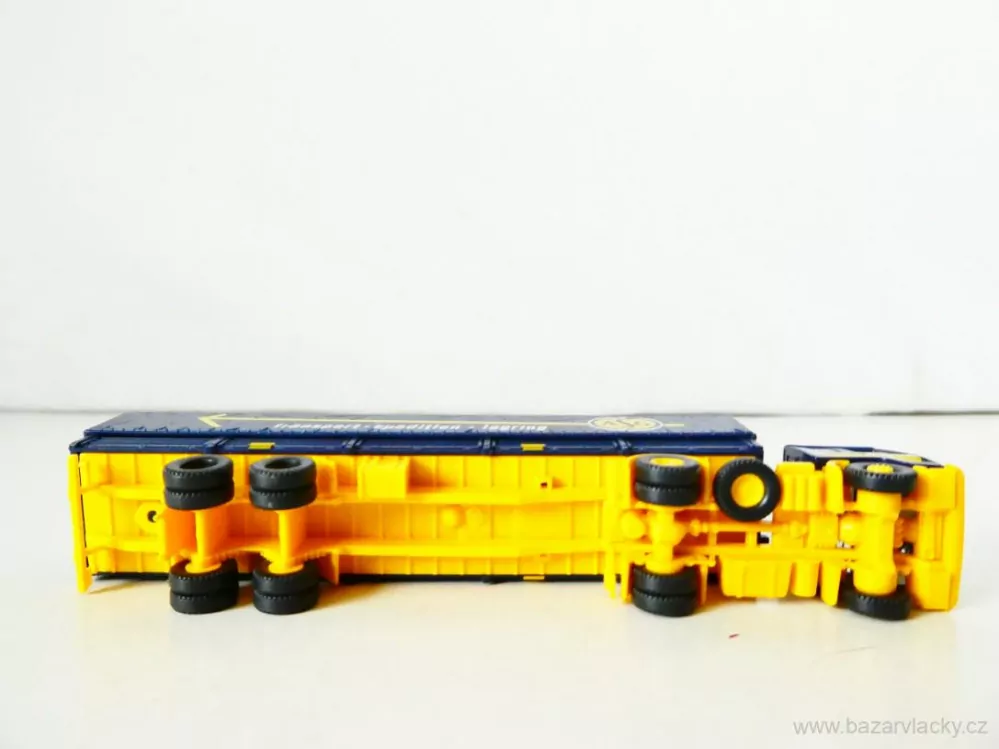 N ROCO 1850 Nákladní automobil VOLVO FL10 s plachtovým návěsem ASG transport-spedition-larging TOP STAV NEPOUŽITÝ v krabičce