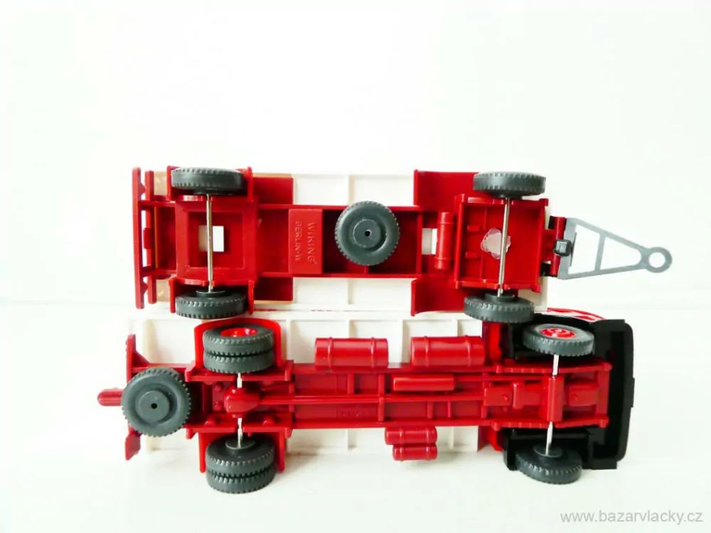 H0 Wiking 27459 Nákladní automobil s přívěsem Mercedes Benz KOLB NOVÉ V KRABIČCE