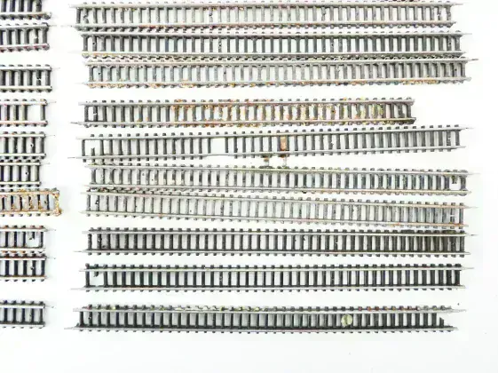 N PIKO SET 32 ks Koleje přímé 220 mm s mírným poškozením pražců