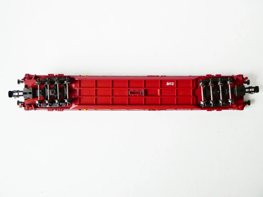 H0 FLEISCHMANN 3211 Nízkostěnný plošinový vůz 8mi-osý 82 80 4983 114-6 DB TOP STAV