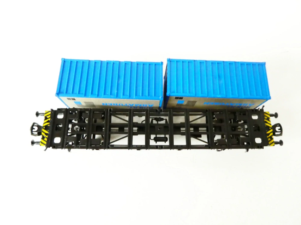 TT TILLIG 14563 Plošinový vůz se dvěma kontejnery ROKAL ARMATUREN DB - výroční vůz ROKAL TOP STAV NEPOUŽITÝ v orig. krabičce