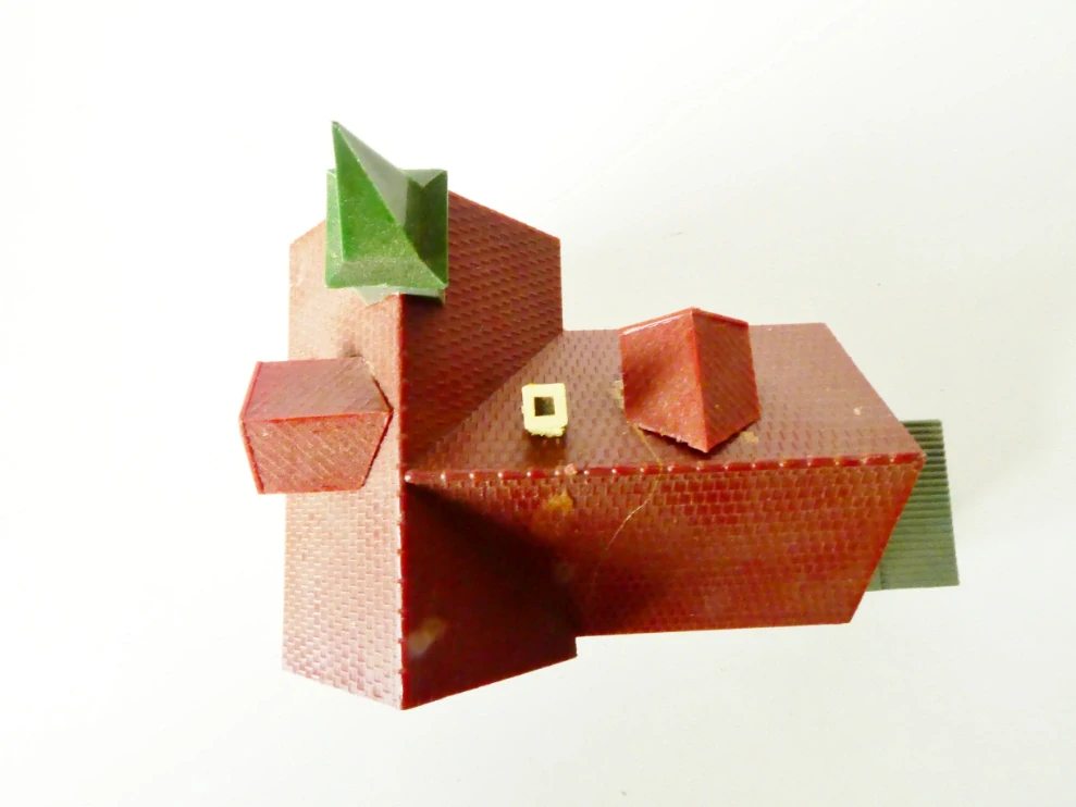 TT Drážní budova hrázděná Reifland - nádraží